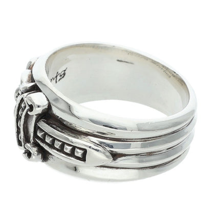 Chrome Hearts Dagger Sterling Silver Ring Size 26.5