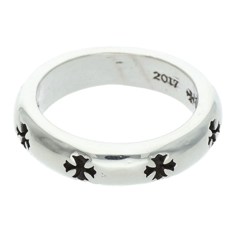 Chrome Hearts Negative CH Plus Silver Ring Size 17.5