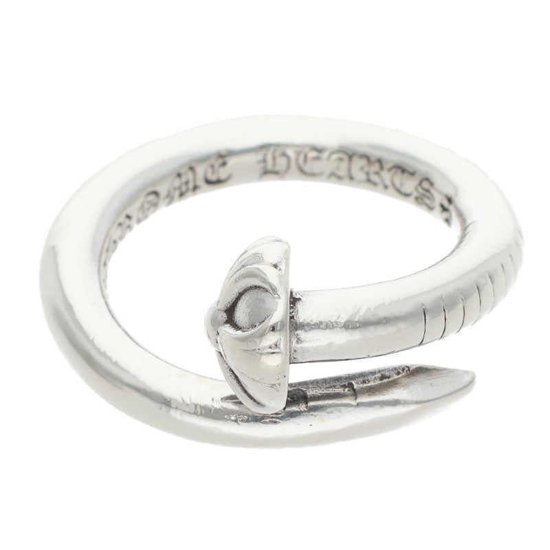 Chrome Hearts NAIL CRSBALL Silver Ring Size JP 10.5