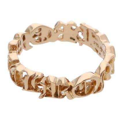 Chrome Hearts 22K Script Band Gold Ring Size ONE SIZE