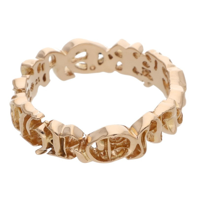 Chrome Hearts 22K Script Band Gold Ring Size ONE SIZE
