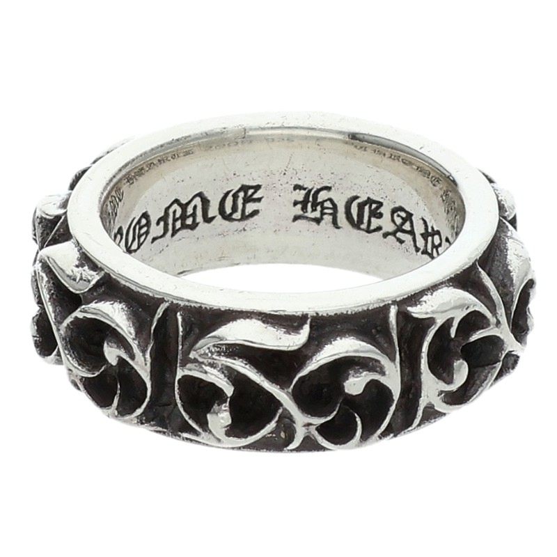 Chrome Hearts ETRNITY VINE BAND Silver Ring Size JP 11