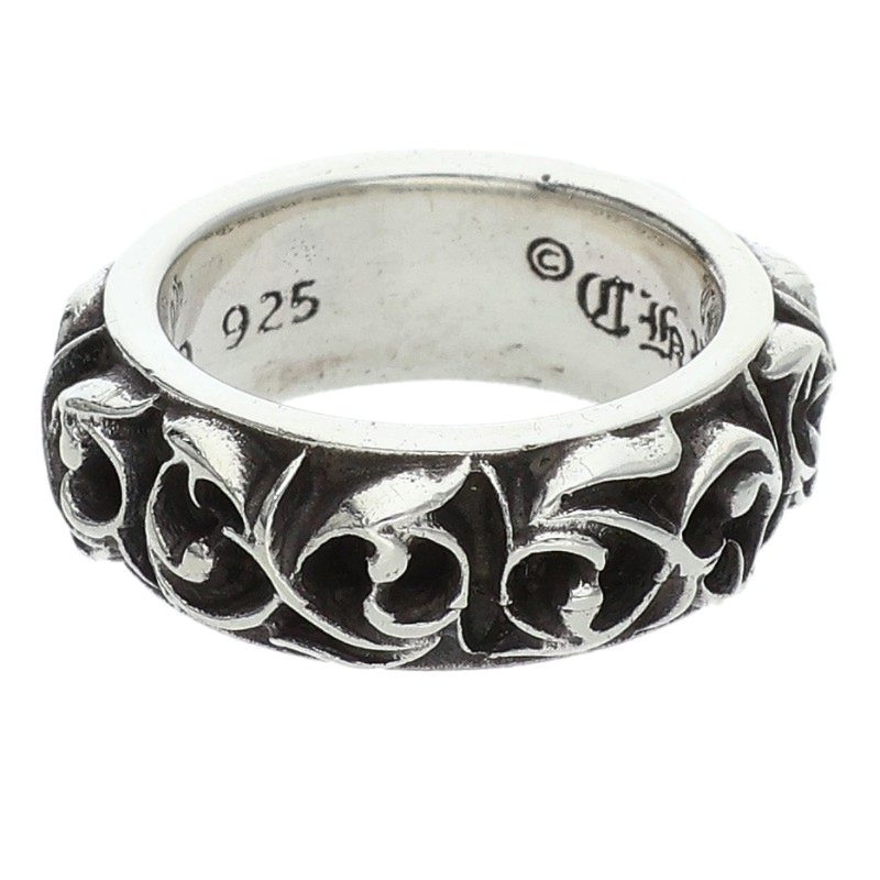 Chrome Hearts ETRNITY VINE BAND Silver Ring Size JP 11