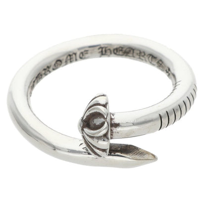 Chrome Hearts NAIL CRSBALL Nail Silver Ring Size JP 14