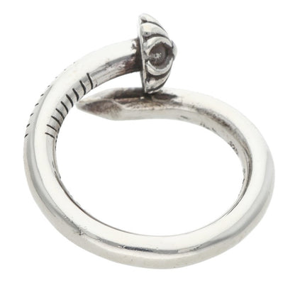 Chrome Hearts NAIL CRSBALL Nail Silver Ring Size JP 14
