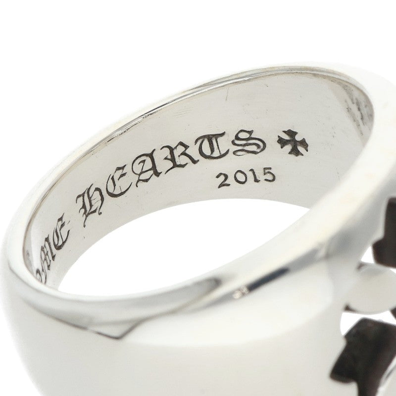 Chrome Hearts NEGATIVE SPACE CH PLS Silver Ring Size 25.5