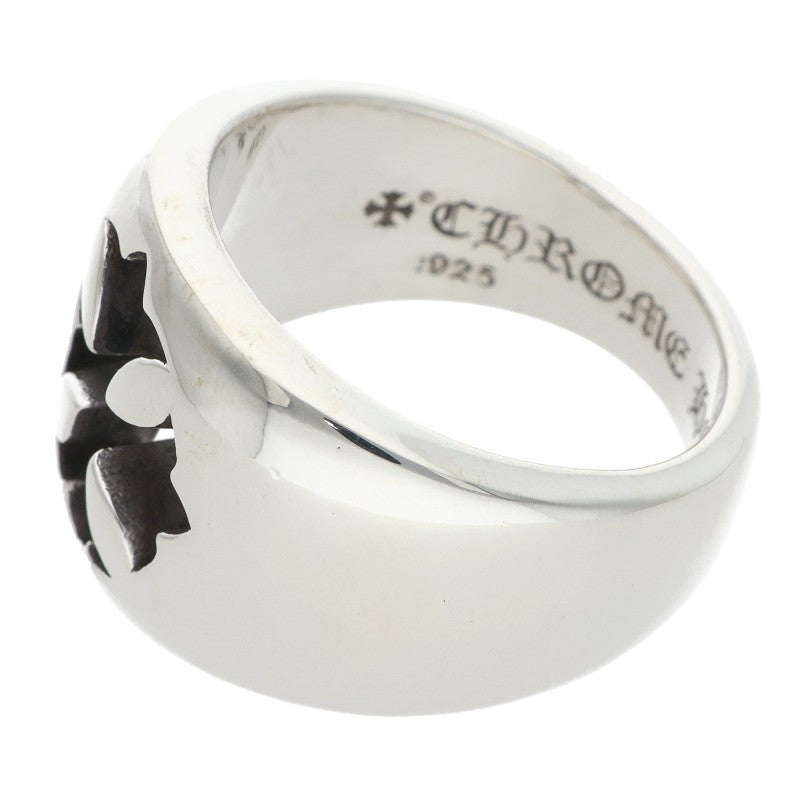 Chrome Hearts NEGATIVE SPACE CH PLS Silver Ring Size 25.5
