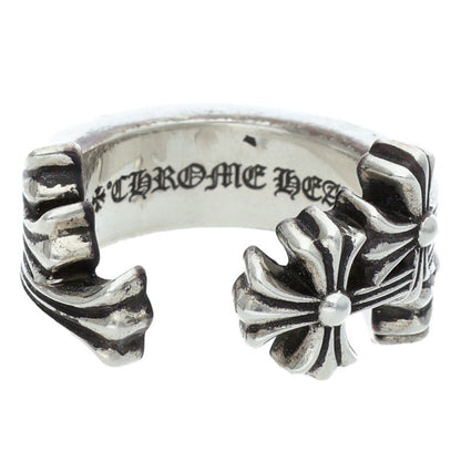 Chrome Hearts 925 Silver 3 CH CRS Cross Ring Size JP 16.5