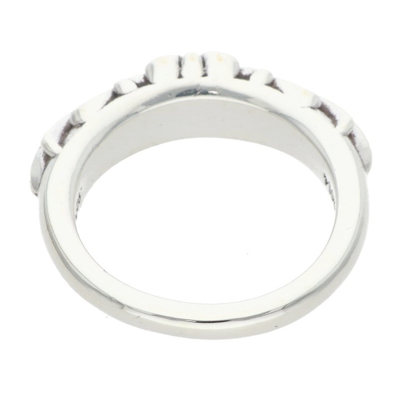 Chrome Hearts Baby Classic Floral Ring Silver Size JP 9