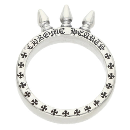 Chrome Hearts BBY BLL 3SPKS Baby Bell 3 Spike Ring Size 4.5