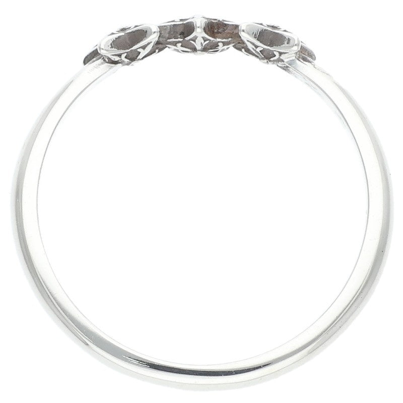 Chrome Hearts Bubblegum 3 Star Silver Ring Size JP 11.5