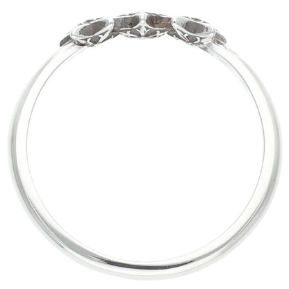 Chrome Hearts Bubblegum 3 Star Silver Ring Size JP 11.5