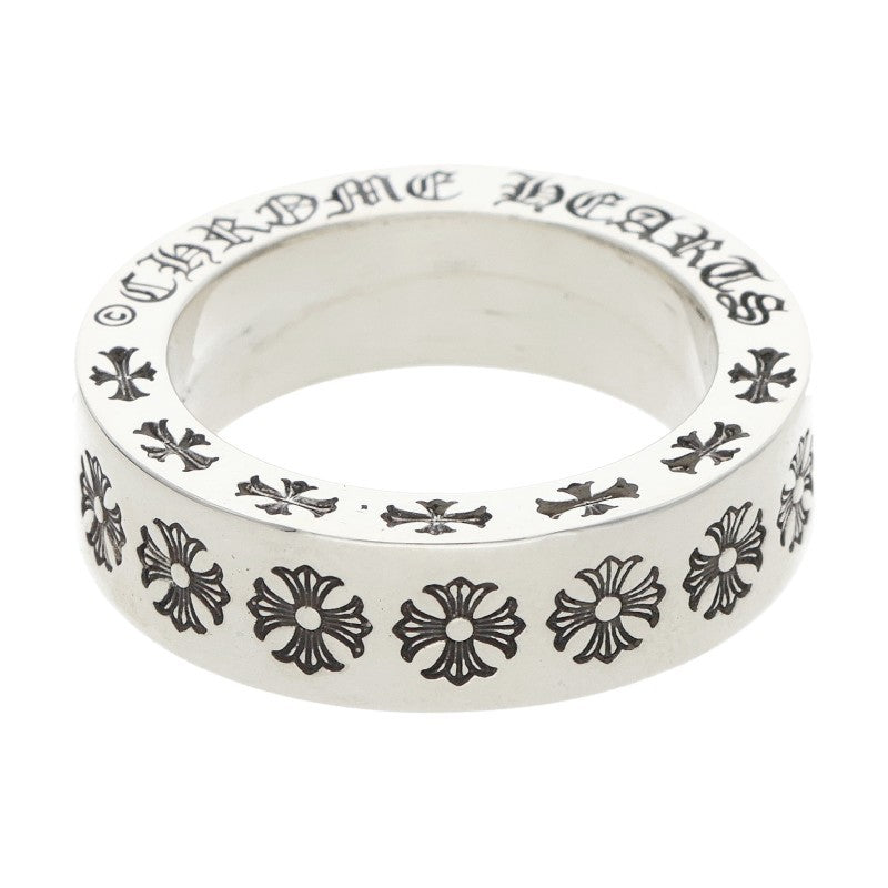 Chrome Hearts 6mm Spacer FUCKYOU Silver Ring Size JP 9