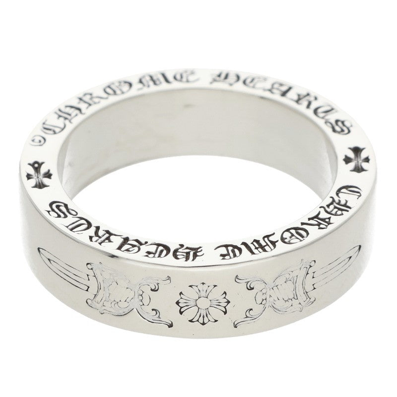 Chrome Hearts 6mm SPACER DAGGER Silver Ring Size JP 14
