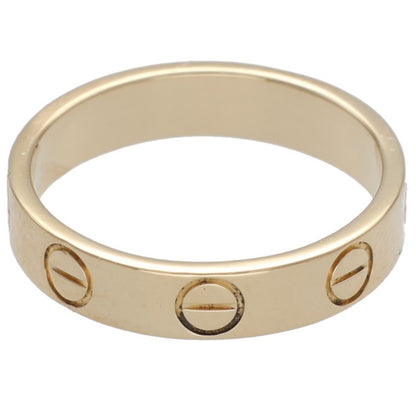 Cartier MINI LOVE RING 18K Yellow Gold Ring Size 46