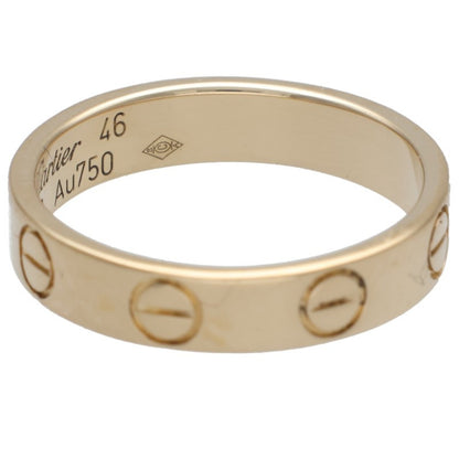 Cartier MINI LOVE RING 18K Yellow Gold Ring Size 46