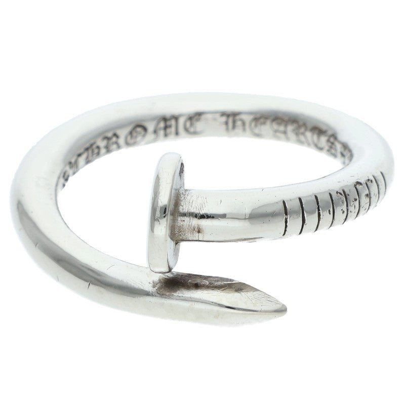 Chrome Hearts NAIL FLAT Silver Ring Size ONE SIZE