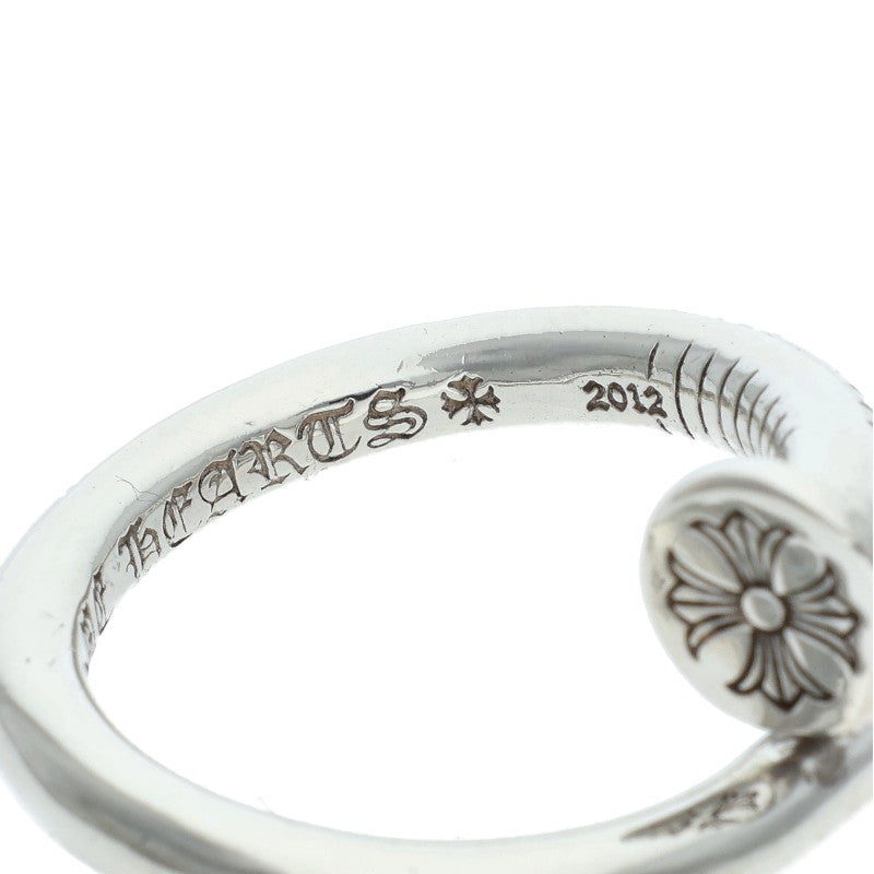 Chrome Hearts NAIL FLAT Silver Ring Size ONE SIZE
