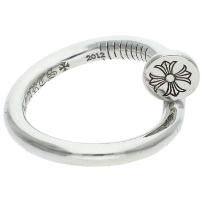 Chrome Hearts NAIL FLAT Silver Ring Size ONE SIZE