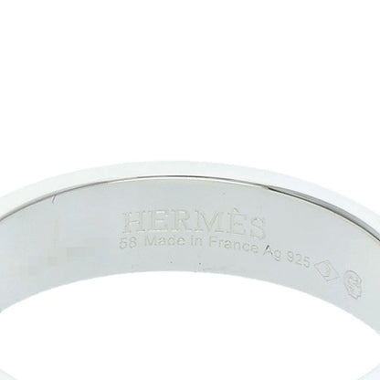 HERMES Collier de Chien PM Silver Ring Size JP 18