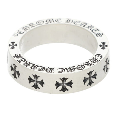 Chrome Hearts 6mm SPACER FOREVER Silver Ring Size ONE SIZE