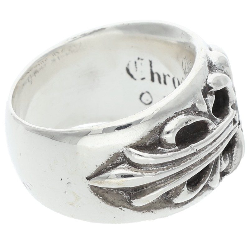 Chrome Hearts Floral Cross 1 Silver Ring Size ONE SIZE