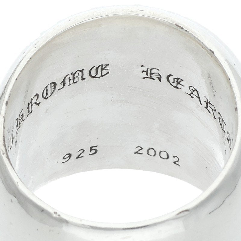 Chrome Hearts Classic Oval Star Silver Ring Size JP 23