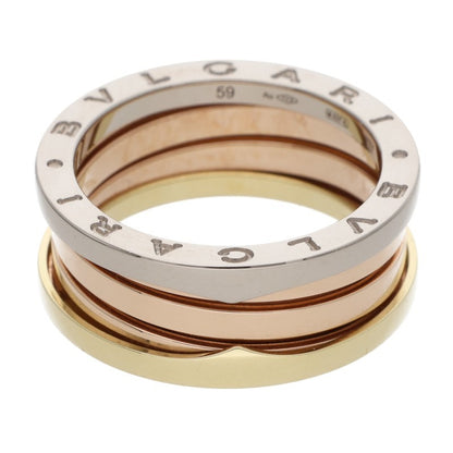 BVLGARI B-Zero1 3 Band 18K Multi Gold Ring Size JP 19
