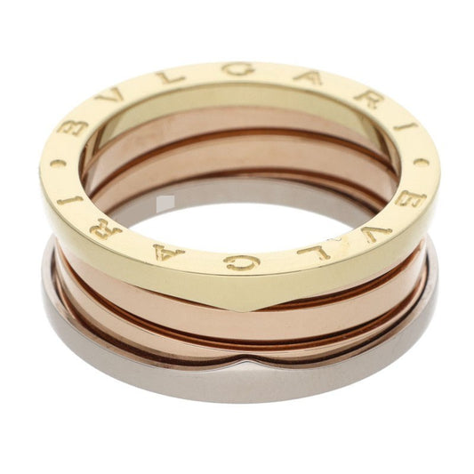 BVLGARI B-Zero1 3 Band 18K Multi Gold Ring Size 59