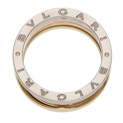BVLGARI B-Zero1 3 Band 18K Multi Gold Ring Size JP 19