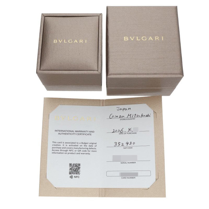 BVLGARI B-Zero1 3 Band 18K Multi Gold Ring Size JP 19