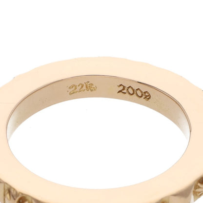 Chrome Hearts 22K TFP Plus Punk Gold Ring Size ONE SIZE