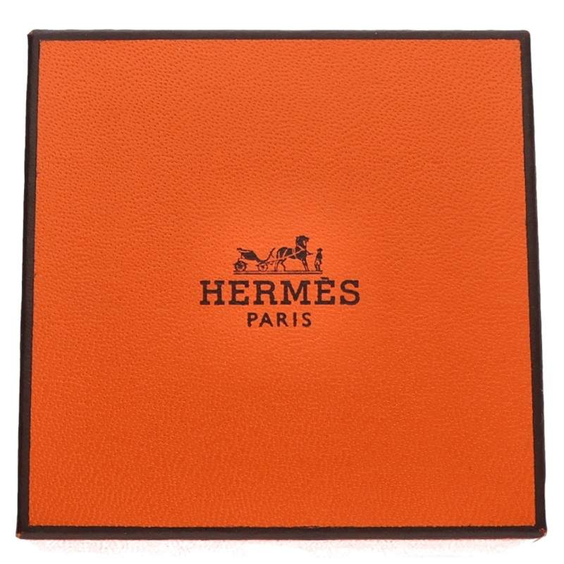 HERMES Chaine d'Ancre Enchainee GM Silver Ring Size 54