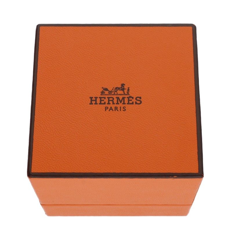 HERMES Chaine d'Ancre Enchainee PM Silver Ring Size JP 18