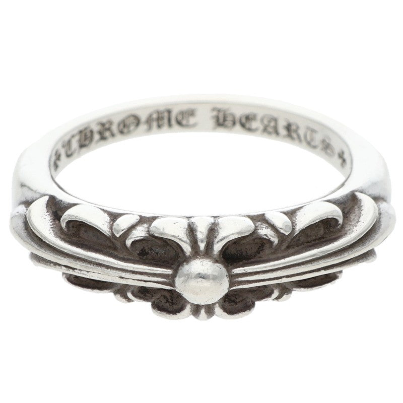 Chrome Hearts BABY CLASSIC Floral Silver Ring Size ONE SIZE