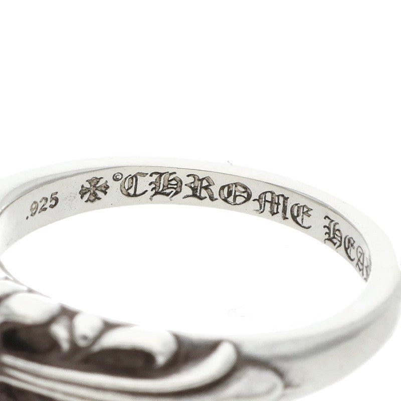 Chrome Hearts BABY CLASSIC Floral Silver Ring Size ONE SIZE