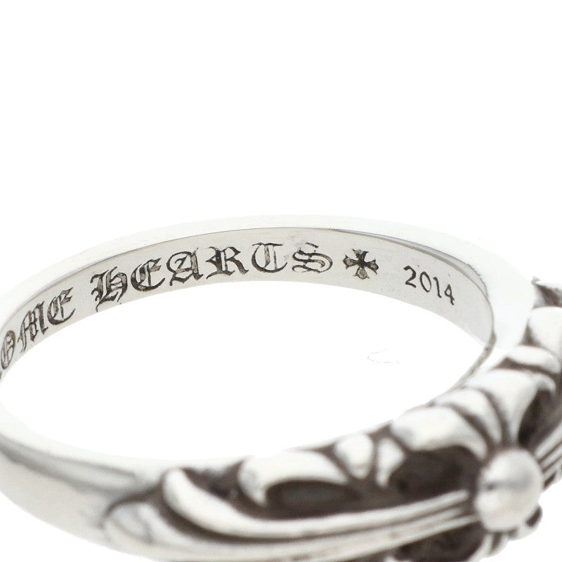 Chrome Hearts BABY CLASSIC Floral Silver Ring Size ONE SIZE