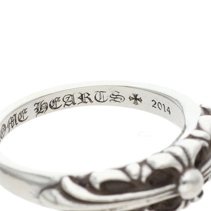 Chrome Hearts BABY CLASSIC Floral Silver Ring Size ONE SIZE