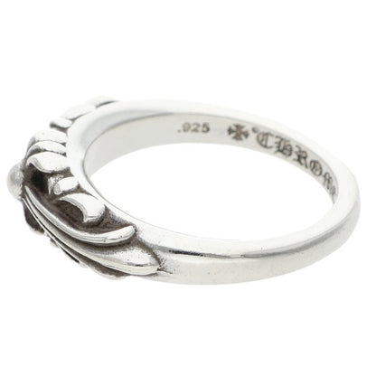 Chrome Hearts BABY CLASSIC Floral Silver Ring Size ONE SIZE