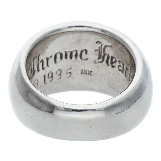 Chrome Hearts 18K Heart In Band Diamond Ring Size ONE SIZE