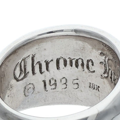 Chrome Hearts 18K Heart In Band Diamond Ring Size ONE SIZE