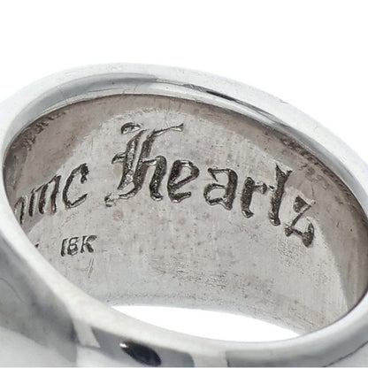 Chrome Hearts 18K Heart In Band Diamond Ring Size ONE SIZE