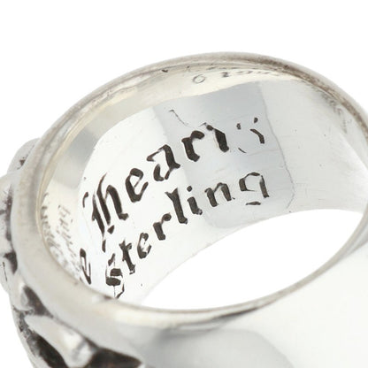 Chrome Hearts FLRL CRS Sterling Silver Ring Size JP 9