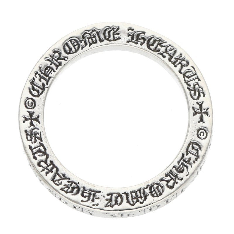 Chrome Hearts 3mm FUCKYOU Spacer Silver Ring Size JP 9