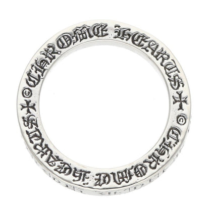 Chrome Hearts 3mm FUCKYOU Spacer Silver Ring Size JP 9