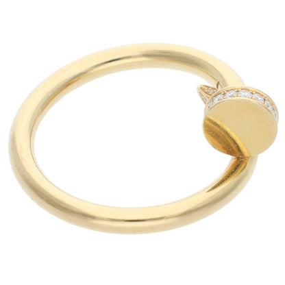 Cartier JUSTE UN CLOU K18YG Diamond Ring Size 60