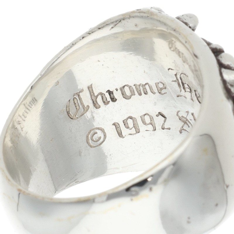 Chrome Hearts Keeper Silver Ring Size JP 23.5