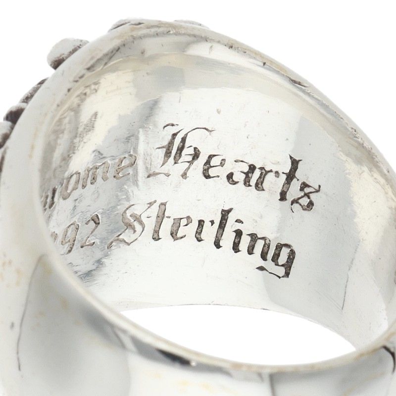Chrome Hearts Keeper Silver Ring Size JP 23.5