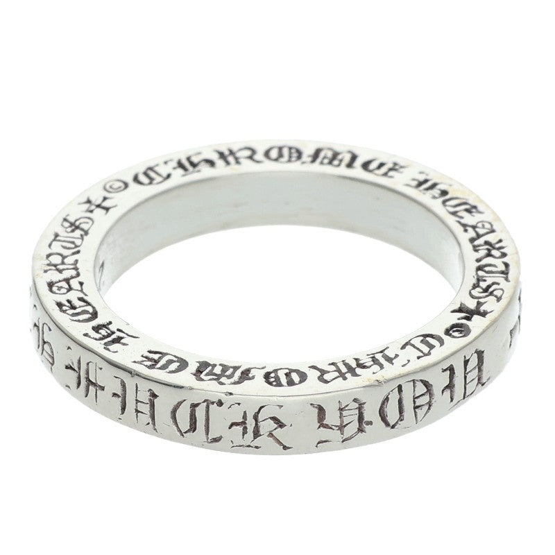 Chrome Hearts 925 3mm Spacer FUCKYOU Silver Ring Size 12.5
