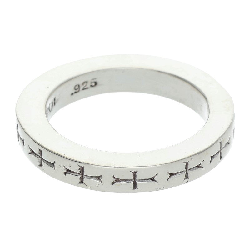 Chrome Hearts 925 3mm Spacer FUCKYOU Silver Ring Size 12.5